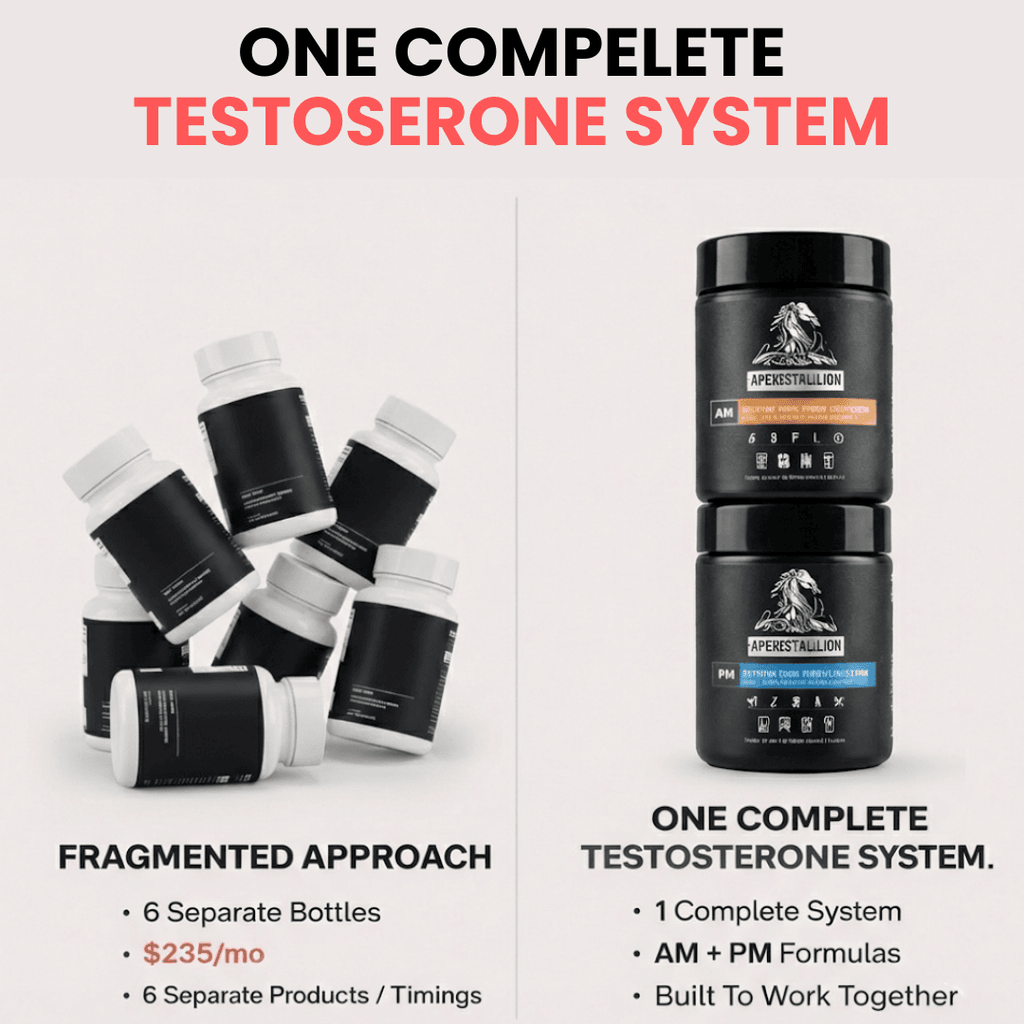 APEXSTALLION AM/PM Comprehensive Testosterone Support System